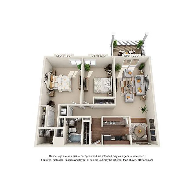 Floor plan Carlson 2x1.5