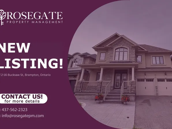 16 Bucksaw St #2, Brampton, ON L7A 4R1
