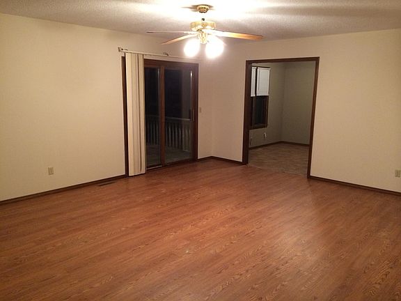 Living room into dining