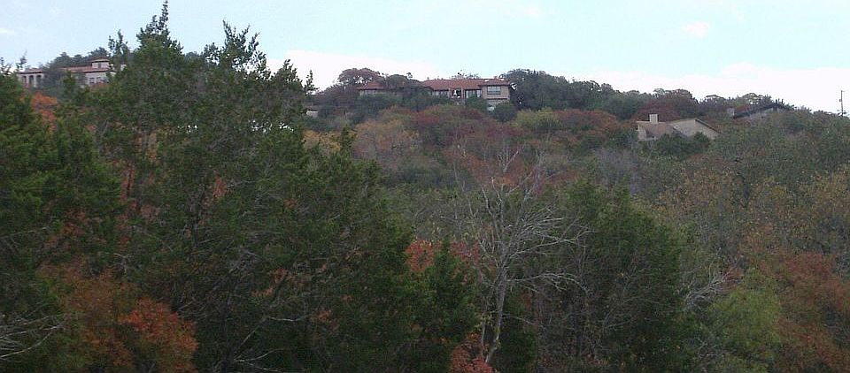 View of home on the hill