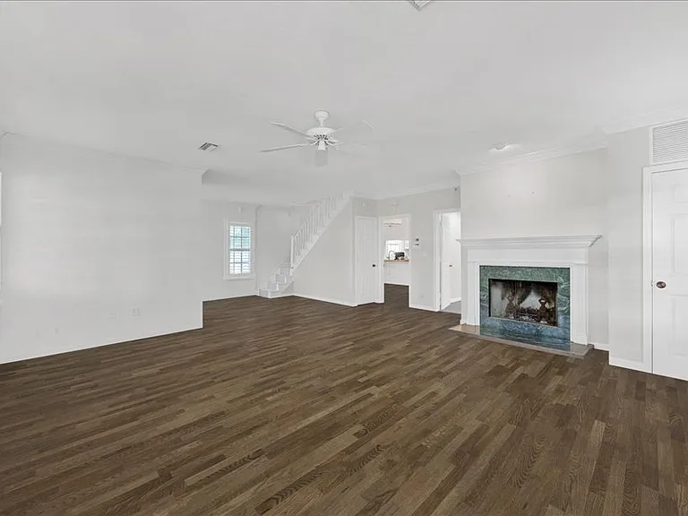 Living Room with Fireplace