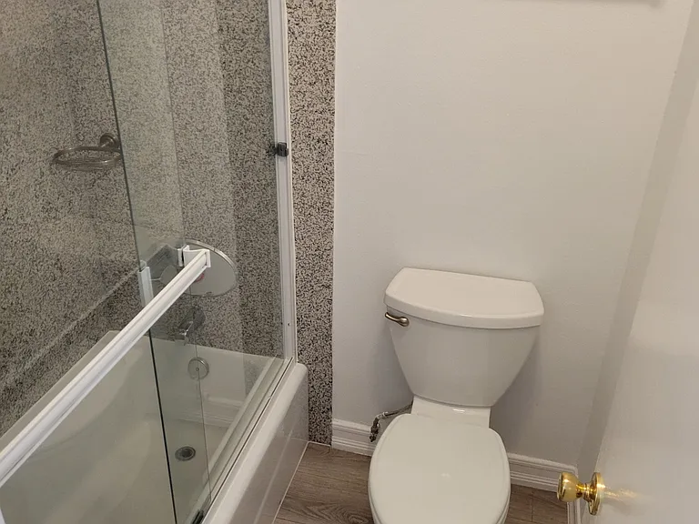 restroom and tub shower