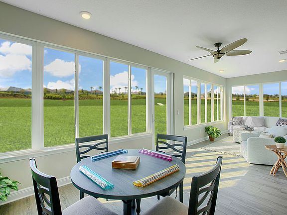 Northampton Model Floor plan at On Top of the World Communities Optional Sunroom