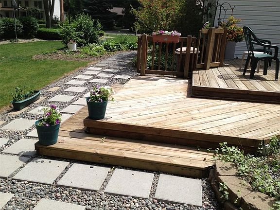Deck and walkway