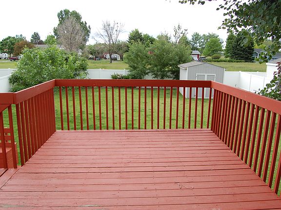 large back yard.
