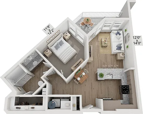 Floor plan A2 - Jade