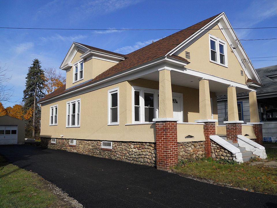 Home with new driveway
