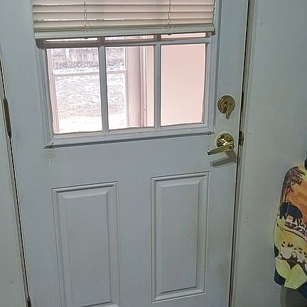 Backdoor to mudroom 