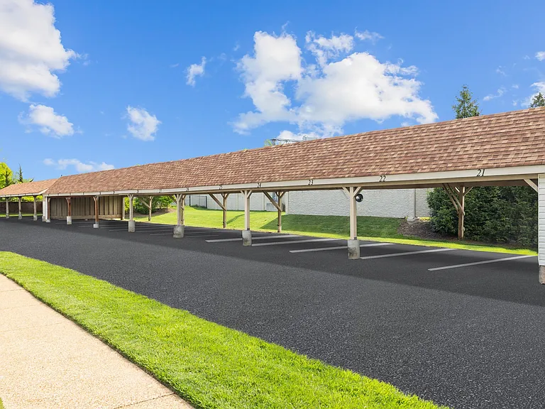 Exterior Parking at Woods Mill Park Apartments & Townhomes