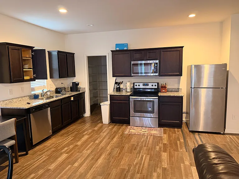 Kitchen Area, Dish Washer, Microwave, Electric Stove, Refri