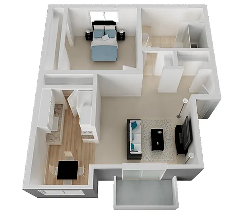 Floor plan 1X1