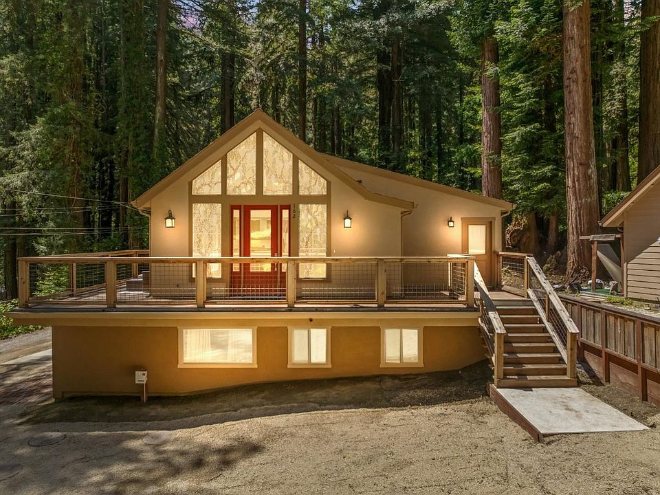Full upper unit with open floor plan and wrap around deck.