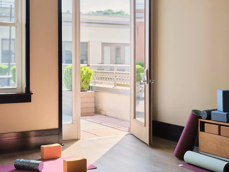 Find your zen in our yoga studio.