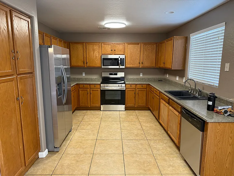 Kitchen with new appliances