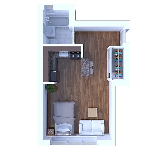 Floor plan Rear