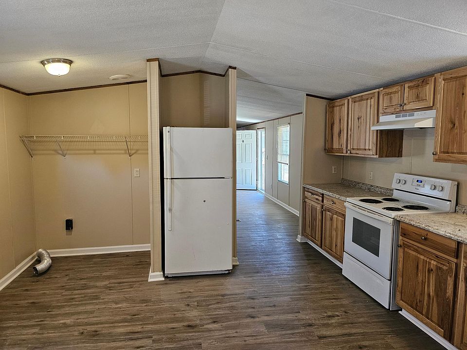 Kitchen with plenty of cupboard space.