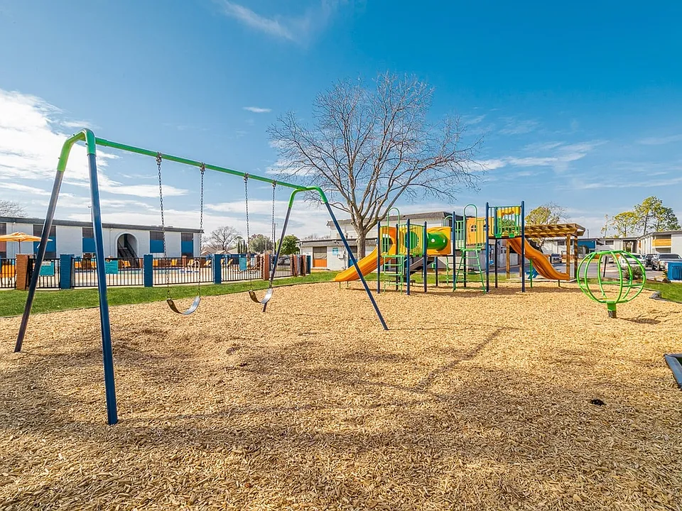 Outdoor playground area
