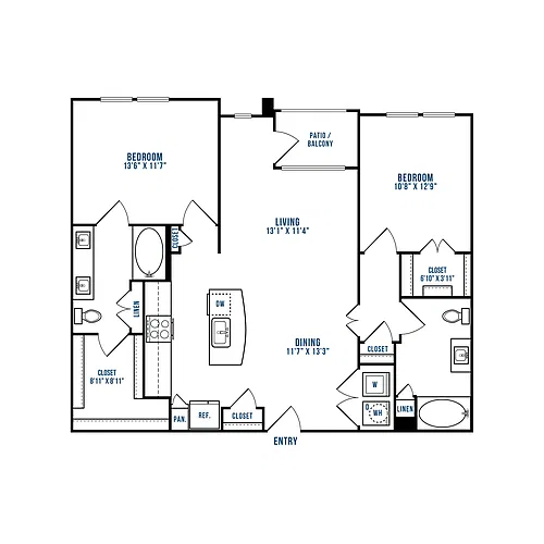 Floor plan B3