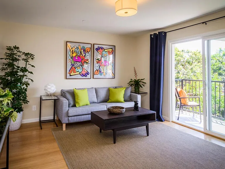 LIVING ROOM & BALCONY