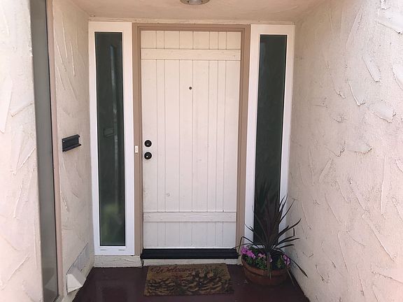 Front door - mail slot left