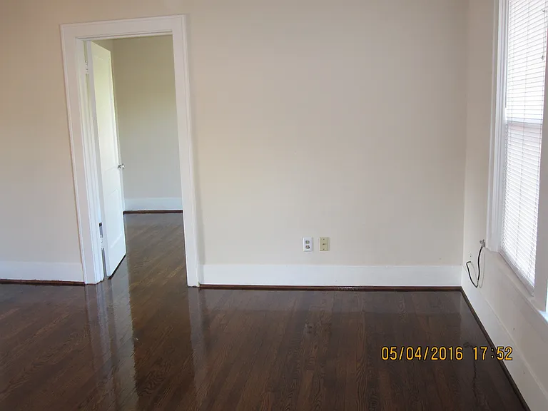 View from living room to bedroom
