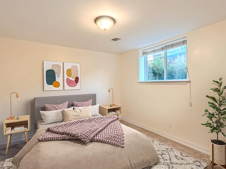 Bedroom 3. This image shows a virtually furnished space. Bedrooms come unfurnished.