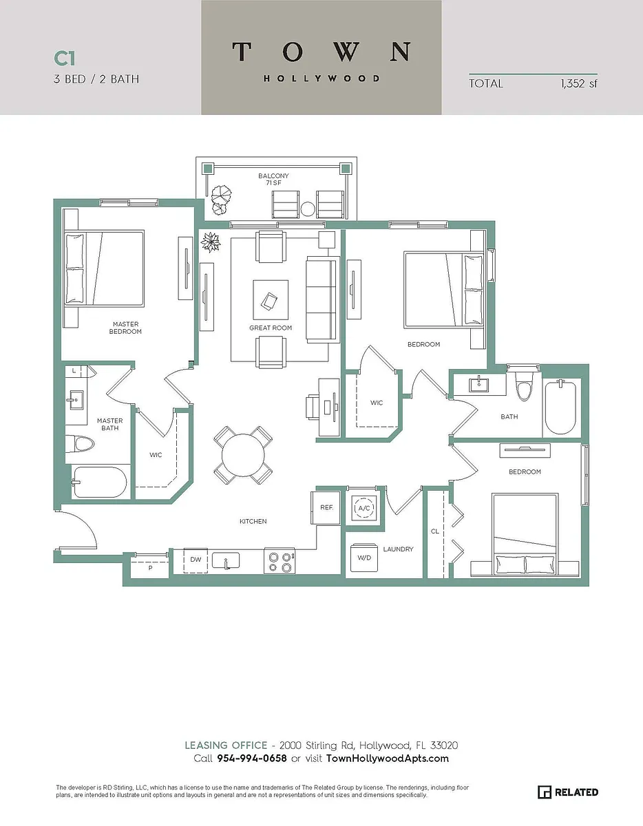 Floor plan C1