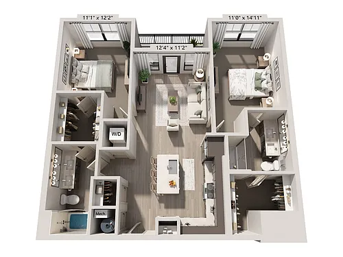 Floor plan B2