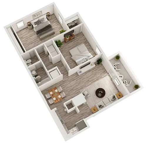 Floor plan B1R