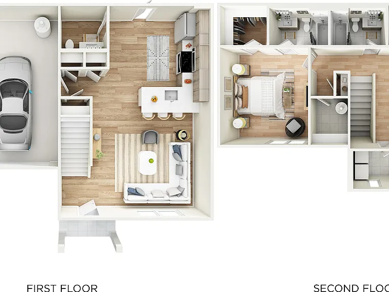 Explore this contemporary duplex design with modern amenities and spacious living areas. Explore this contemporary duplex design with modern amenities and spacious living areas.