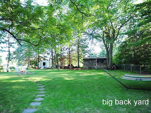 huge back yard