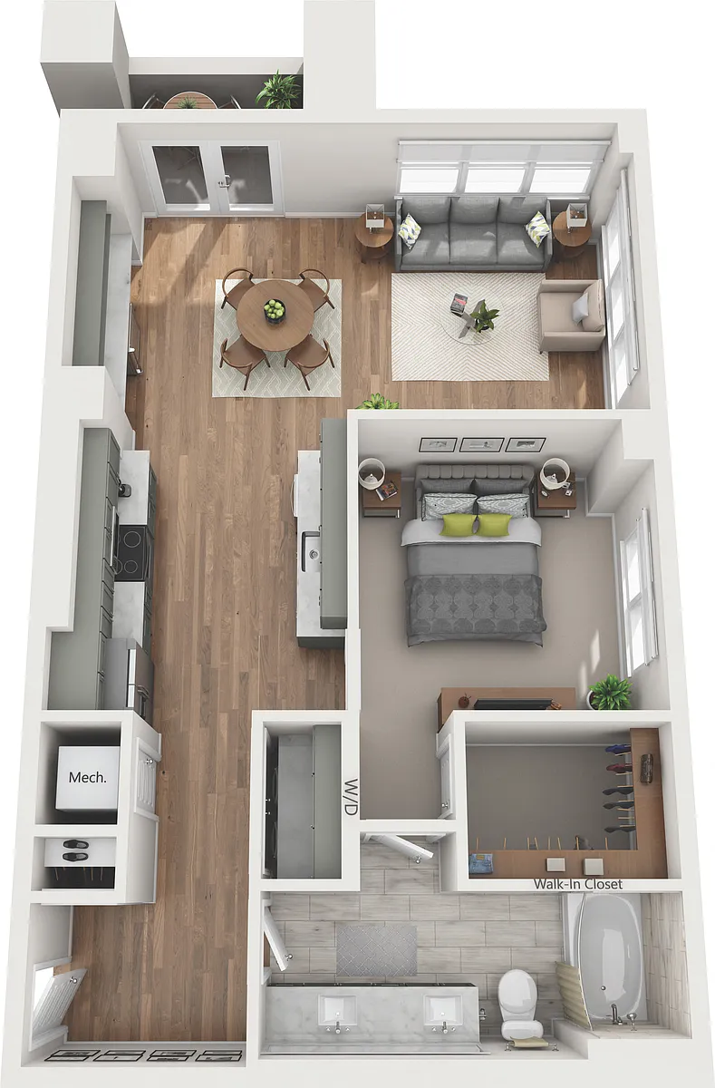 Floor plan A3A