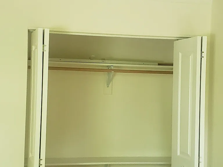 Second bedroom closet with reading loft.