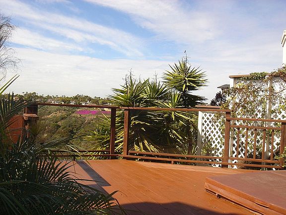 View from the hot tub