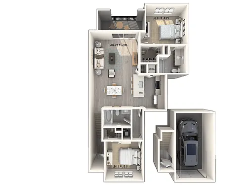 Floor plan B2A