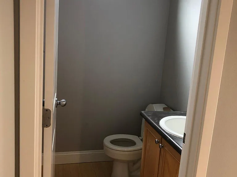 Main floor half bathroom
