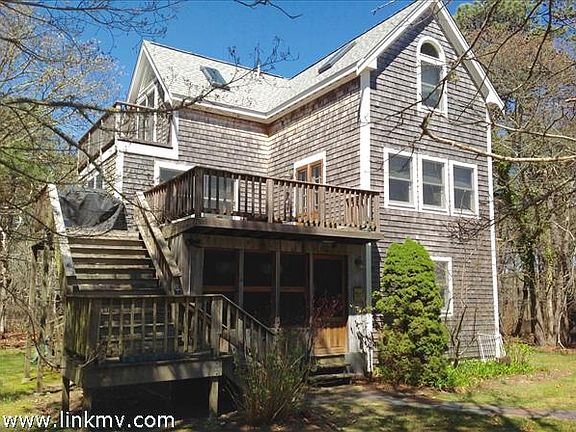 Outside of house on three levels