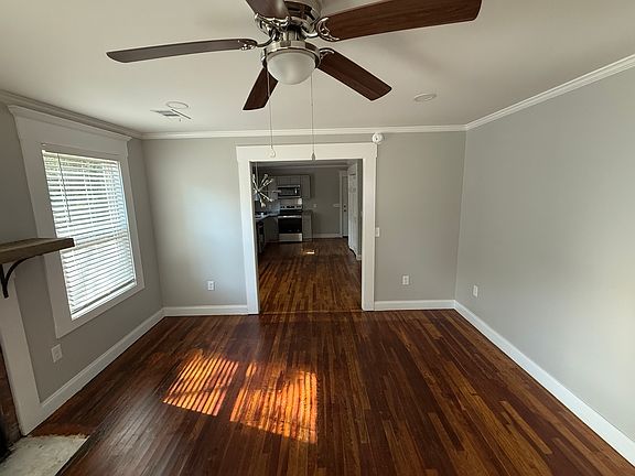 We were able to keep the original hardwood floors throughout the house.