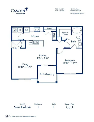 Floor plan San Felipe