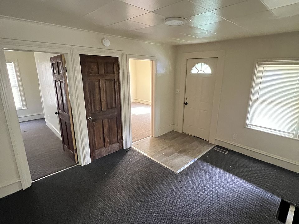 Living area with storage closet