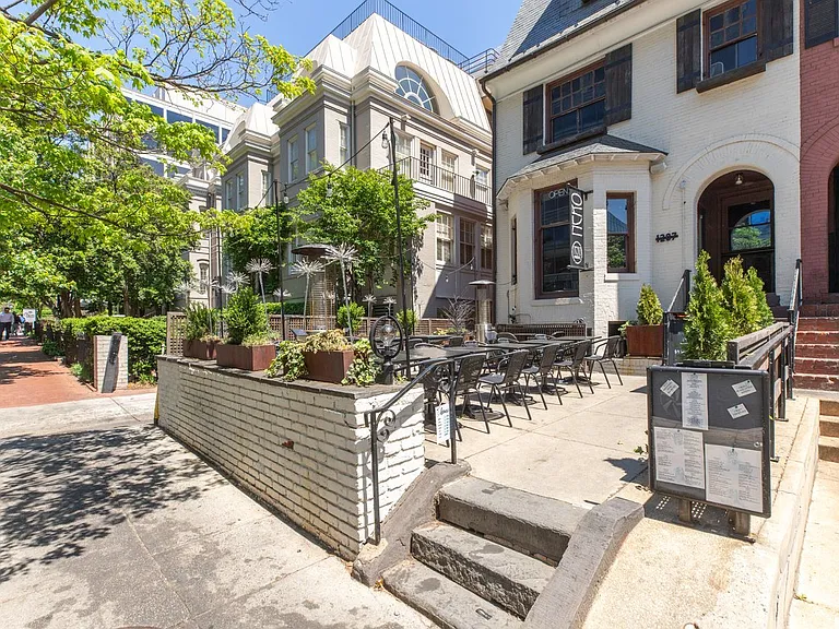 Outdoor dining patios near Kew Gardens