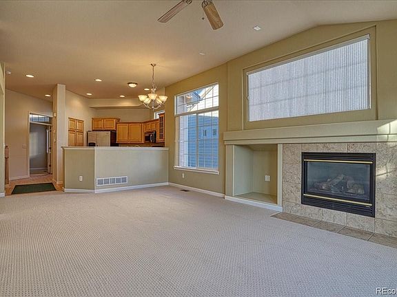 Another view from Great Room to kitchen. Burber carpeting.