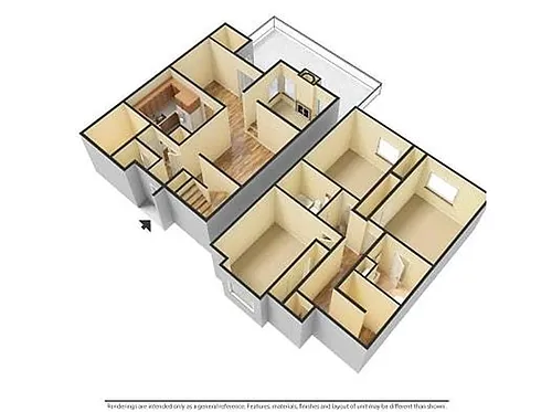 Floor plan 3 Bed 2.5 Bath