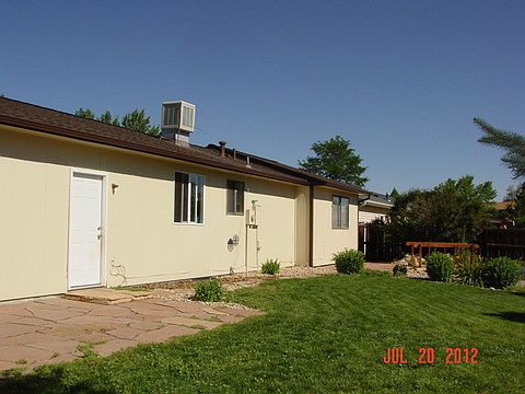 professionally landscaped yard
