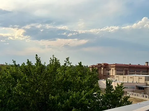 Western view from the breezeway