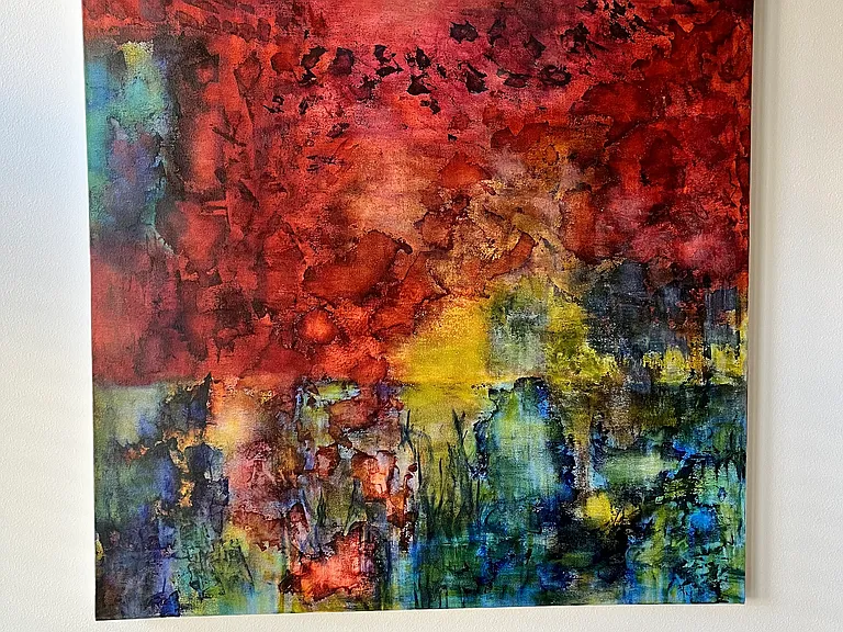 acrylic on canvas, 36 x 36