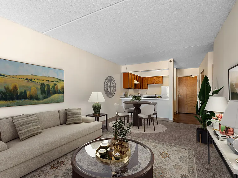 Welcome to Chardon Court Apartments, where modern comfort meets stylish living. This beautifully designed space offers an inviting living area and a seamless flow into the kitchen. Schedule your visit today to see your new home!
