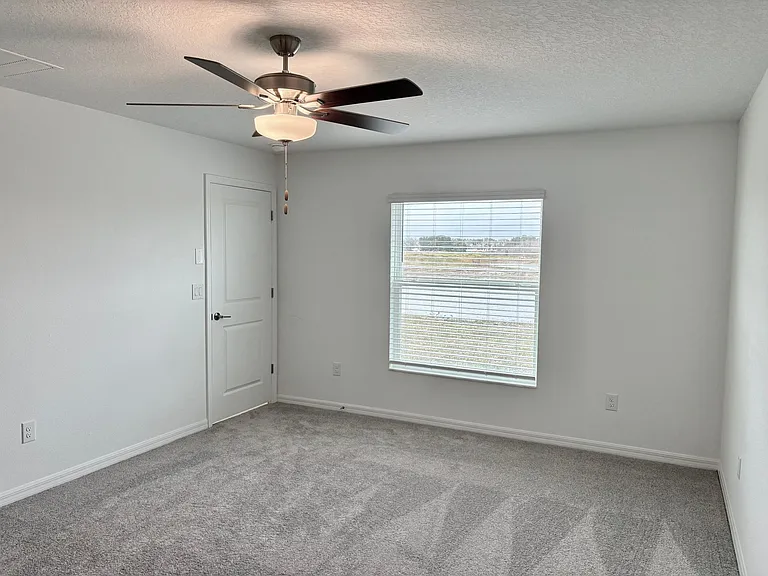 owner's suite with pond view