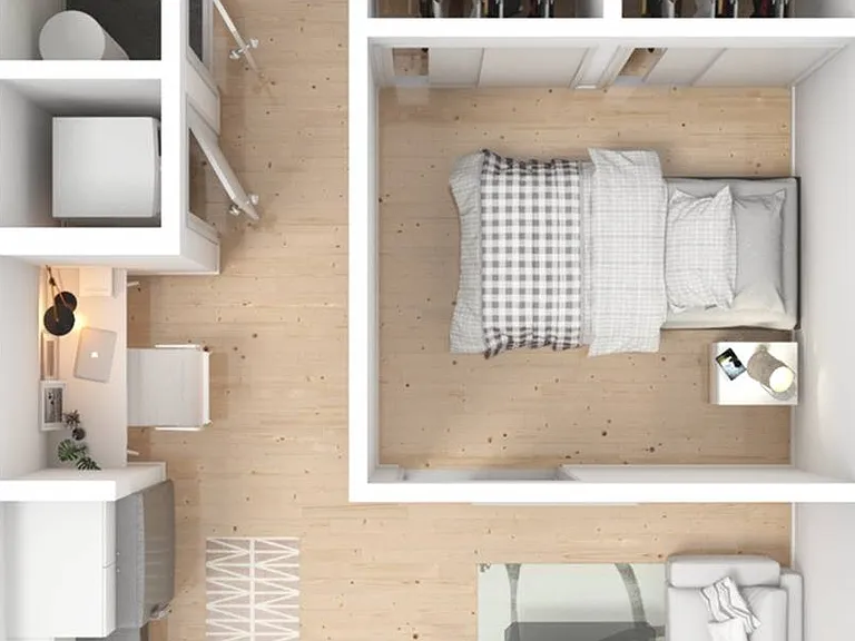 Jr. 1 Bedroom-B1 Jr. 1 Bedroom-B1