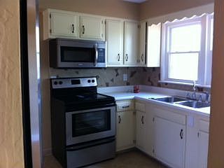 Kitchen with new SS appliances